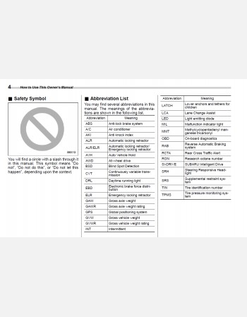 subaru legacy 2024 owners manual